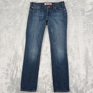 Gap Jeans Womens 6 Reg (31x31) Blue Straight Fit Classic Dark Wash Stretch